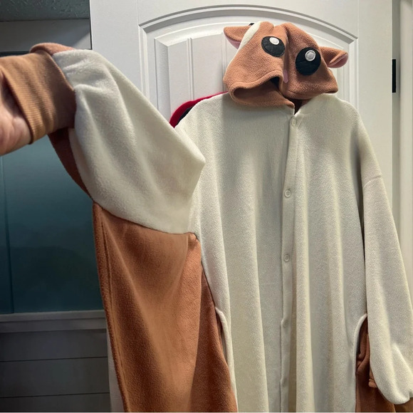 Newcosplay Tam White Flying Squirrel Onesie Pajama Costume. Size Medium. - Picture 14 of 15